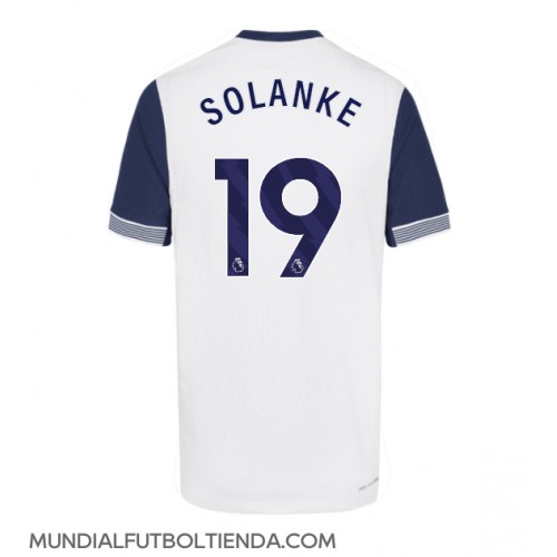 Camiseta Tottenham Hotspur Dominic Solanke #19 Primera Equipación Replica 2024-25 mangas cortas